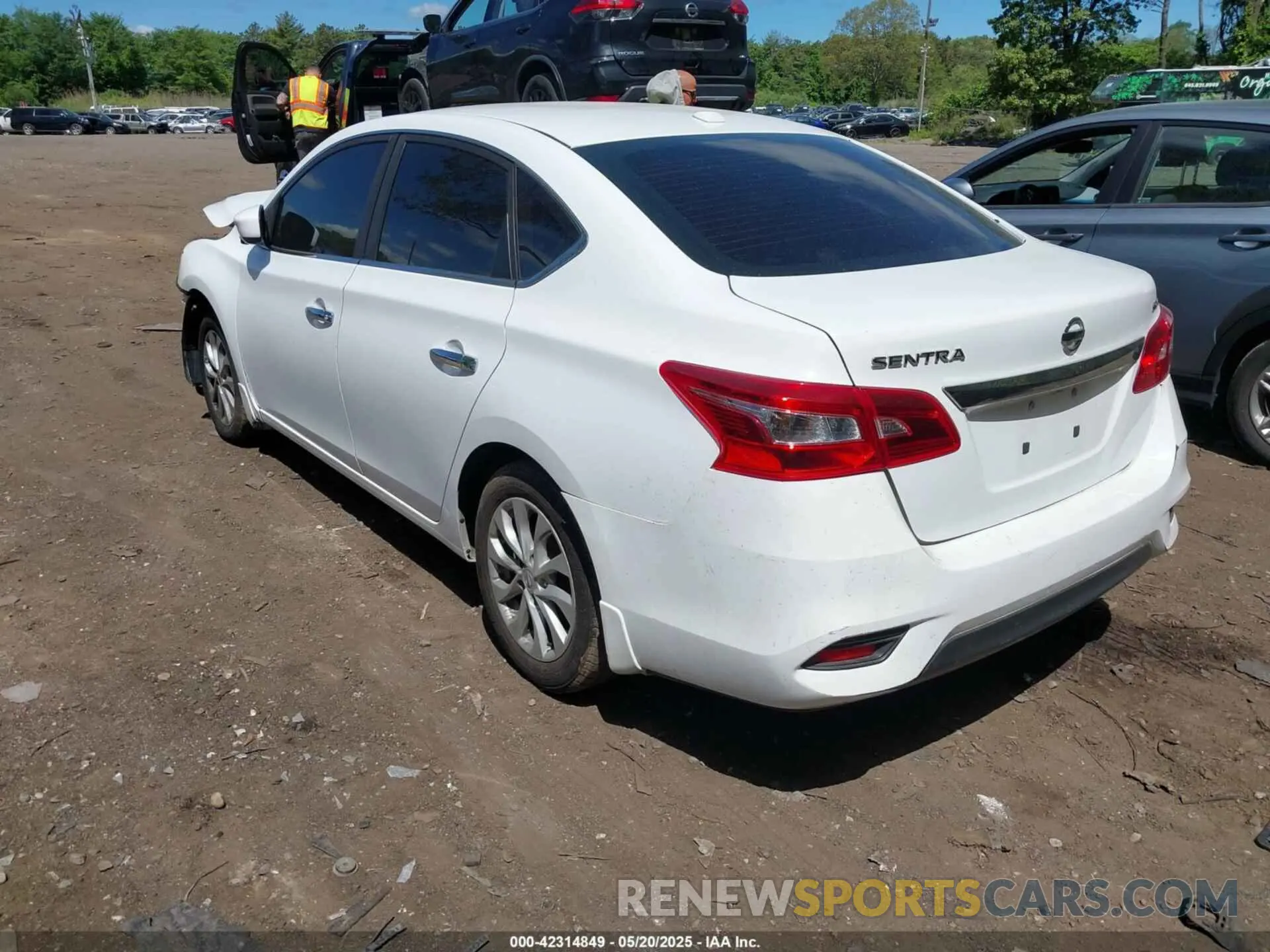3 Photograph of a damaged car 3N1AB7AP1KY214607 NISSAN SENTRA 2019