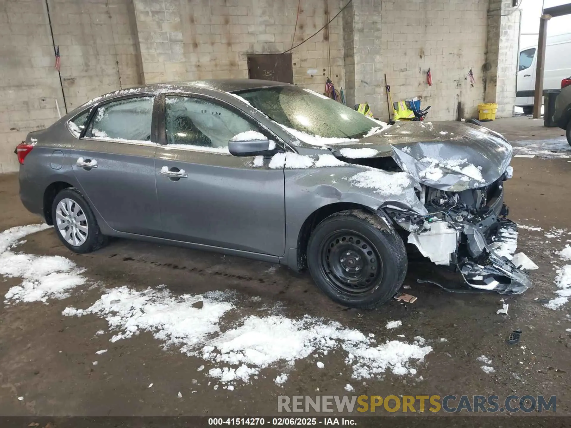 1 Photograph of a damaged car 3N1AB7AP1KY215871 NISSAN SENTRA 2019