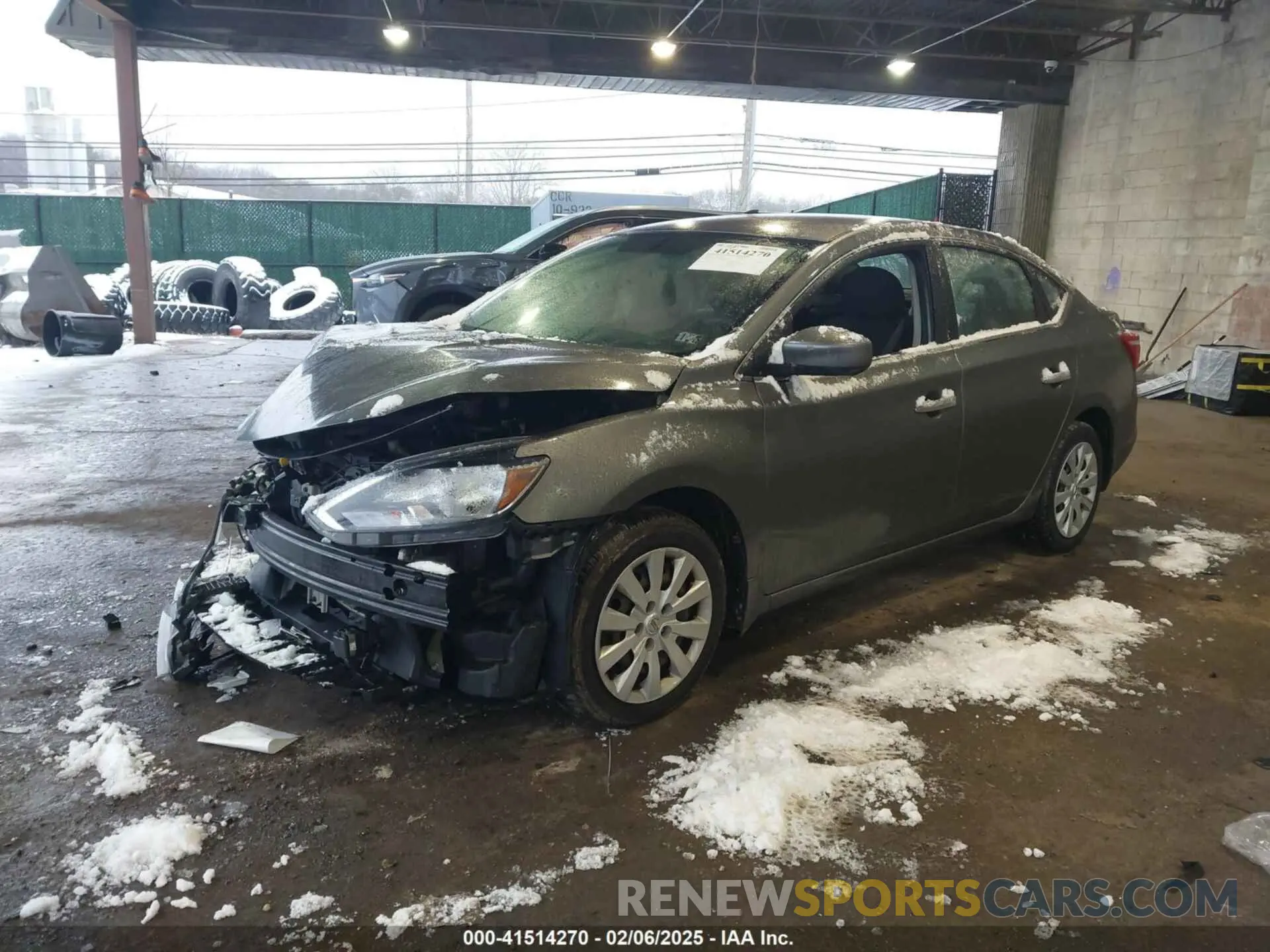 2 Photograph of a damaged car 3N1AB7AP1KY215871 NISSAN SENTRA 2019