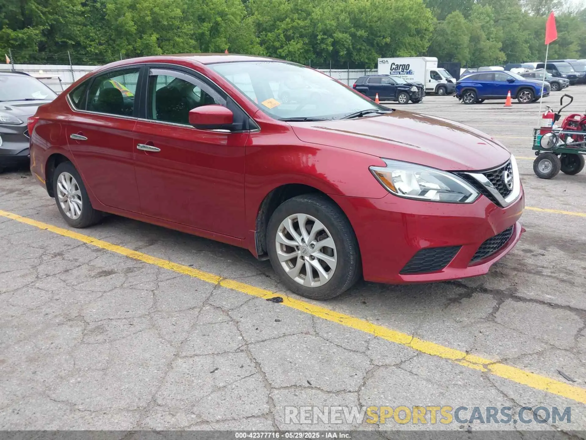 1 Photograph of a damaged car 3N1AB7AP1KY216910 NISSAN SENTRA 2019