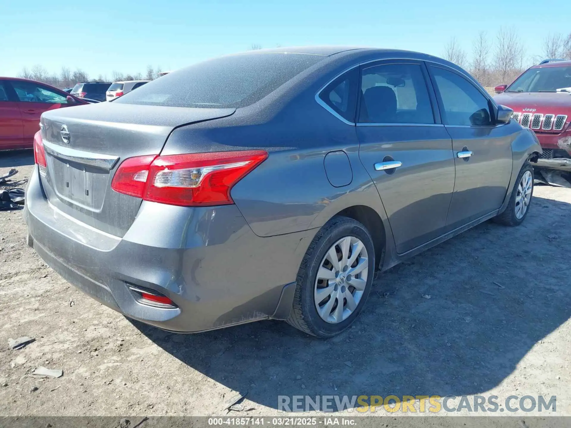 4 Photograph of a damaged car 3N1AB7AP1KY234789 NISSAN SENTRA 2019