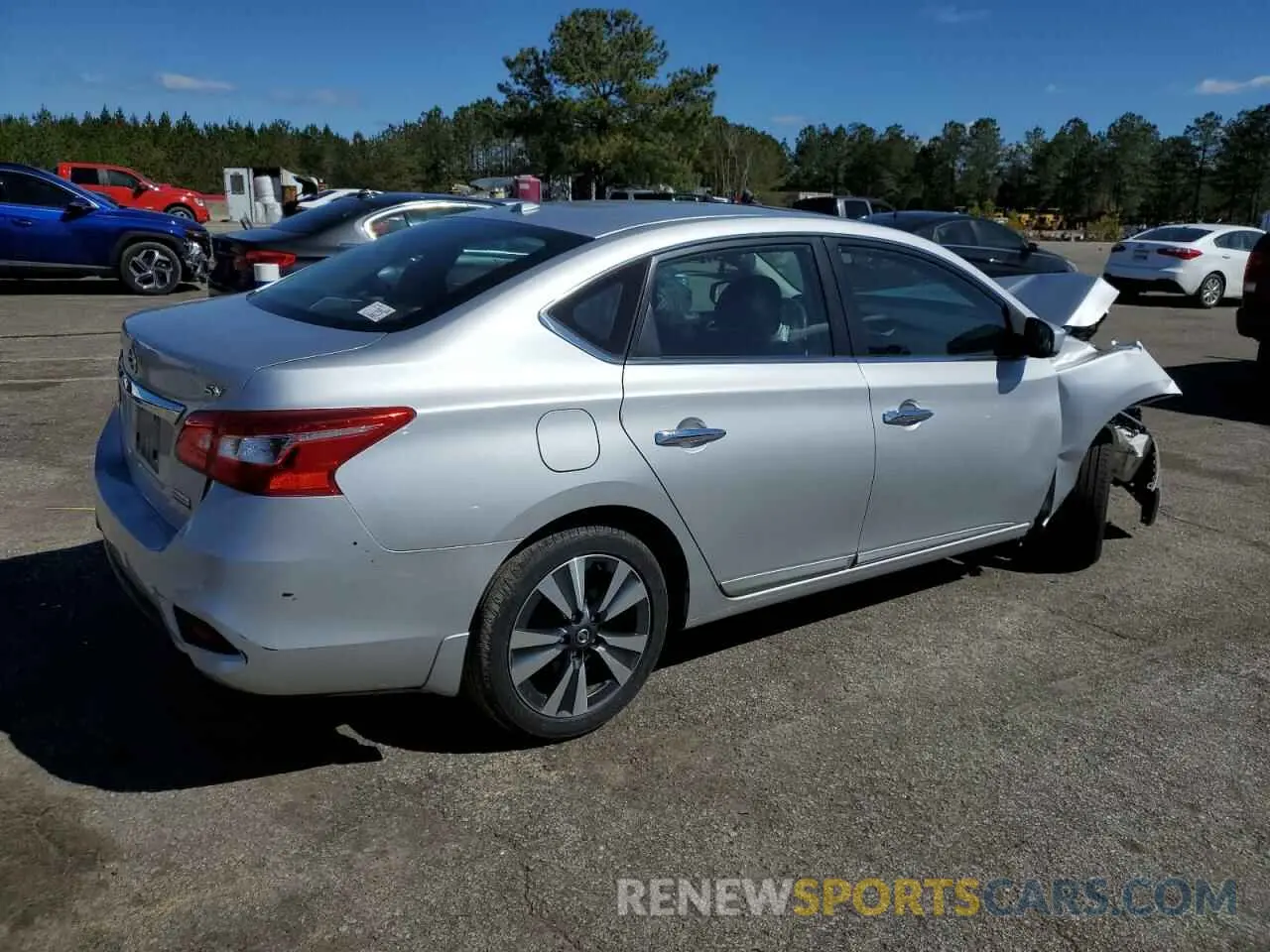 3 Photograph of a damaged car 3N1AB7AP1KY235201 NISSAN SENTRA 2019