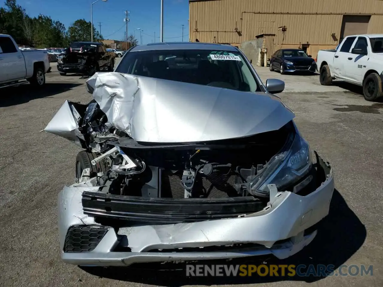 5 Photograph of a damaged car 3N1AB7AP1KY235201 NISSAN SENTRA 2019