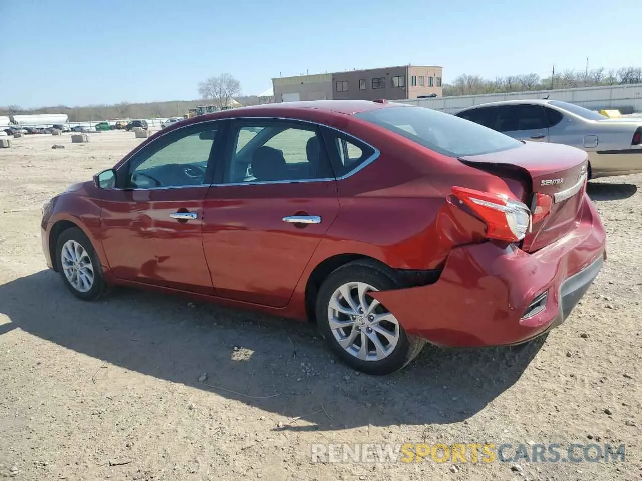 2 Photograph of a damaged car 3N1AB7AP1KY238776 NISSAN SENTRA 2019