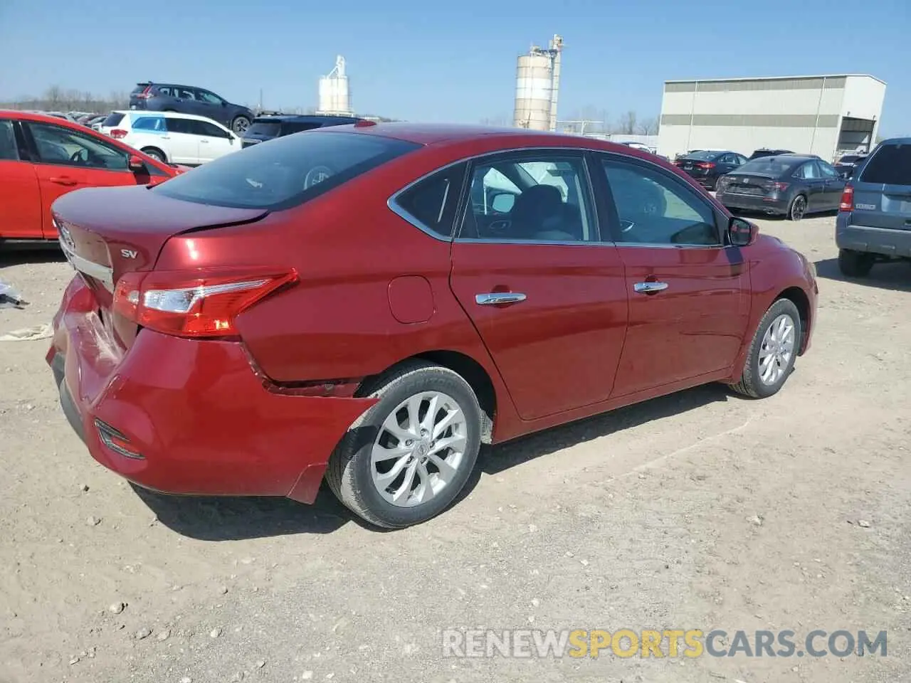 3 Photograph of a damaged car 3N1AB7AP1KY238776 NISSAN SENTRA 2019