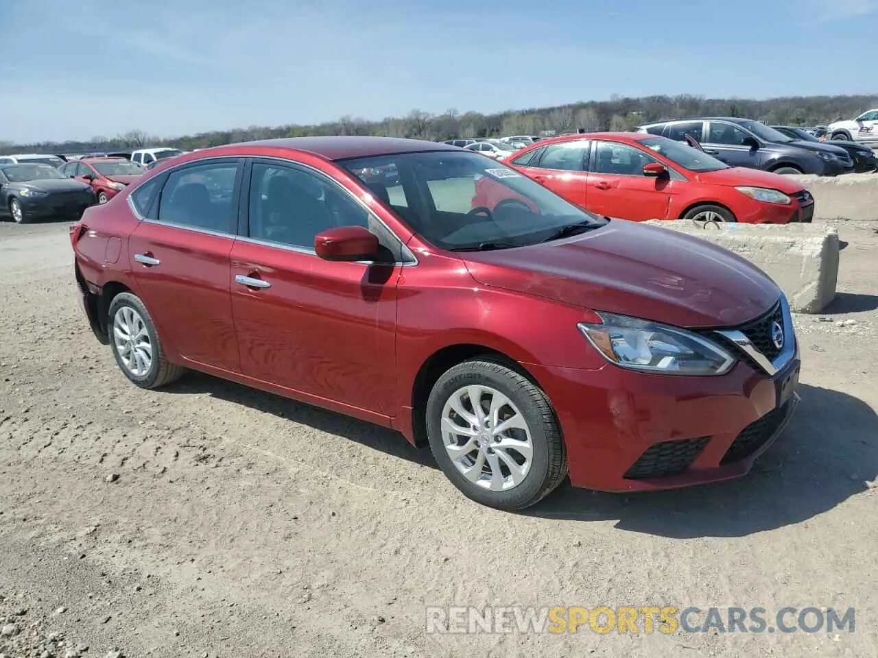 4 Photograph of a damaged car 3N1AB7AP1KY238776 NISSAN SENTRA 2019