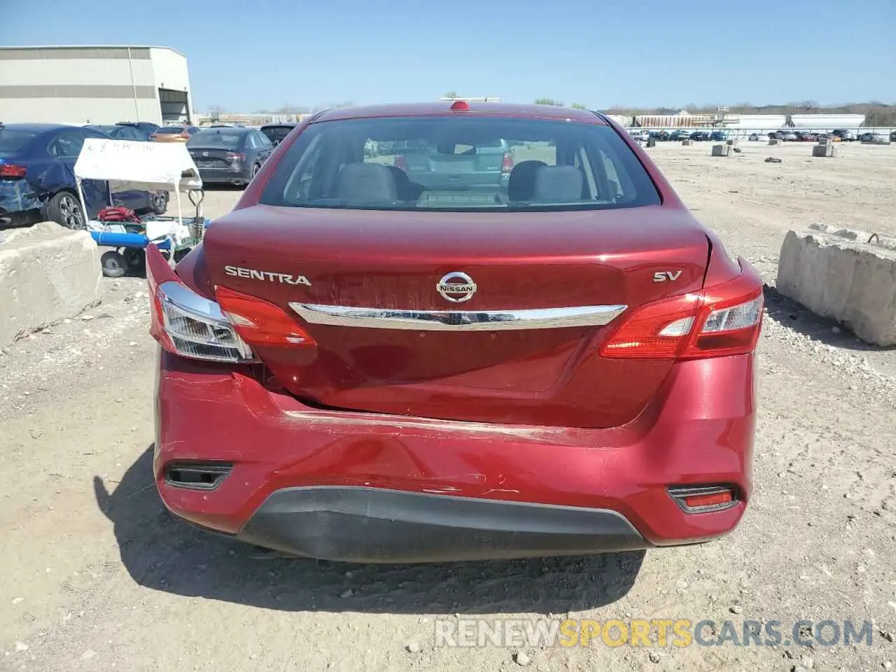 6 Photograph of a damaged car 3N1AB7AP1KY238776 NISSAN SENTRA 2019