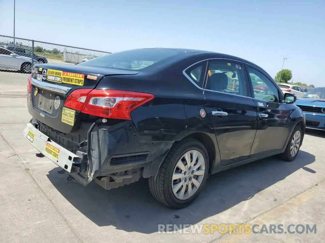 3 Photograph of a damaged car 3N1AB7AP1KY242035 NISSAN SENTRA 2019