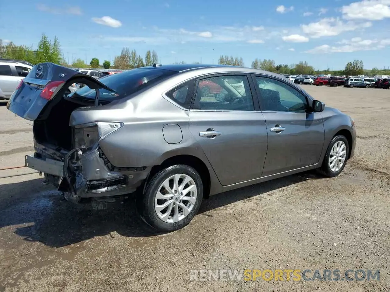 3 Photograph of a damaged car 3N1AB7AP1KY249776 NISSAN SENTRA 2019