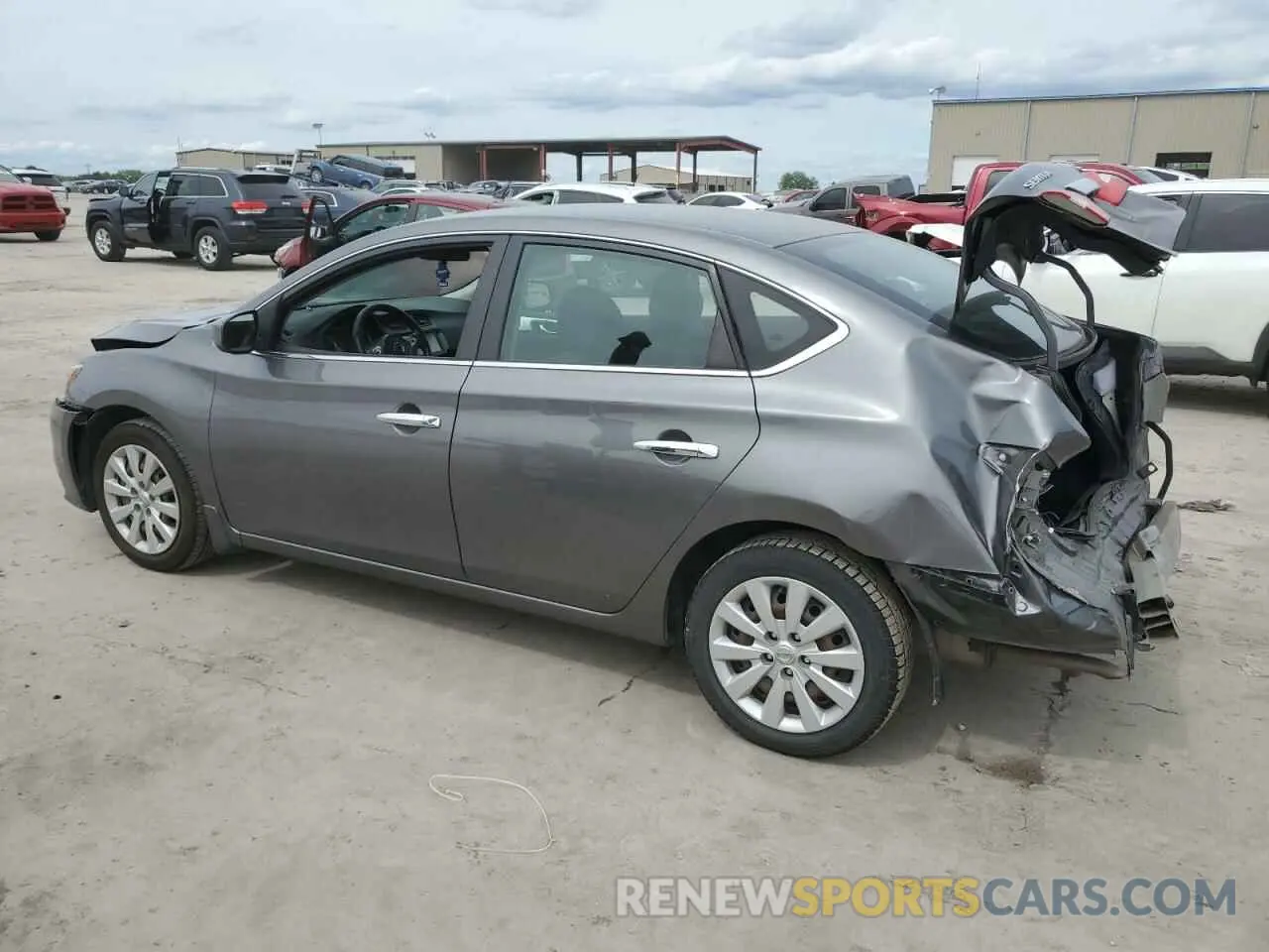 2 Photograph of a damaged car 3N1AB7AP1KY251799 NISSAN SENTRA 2019