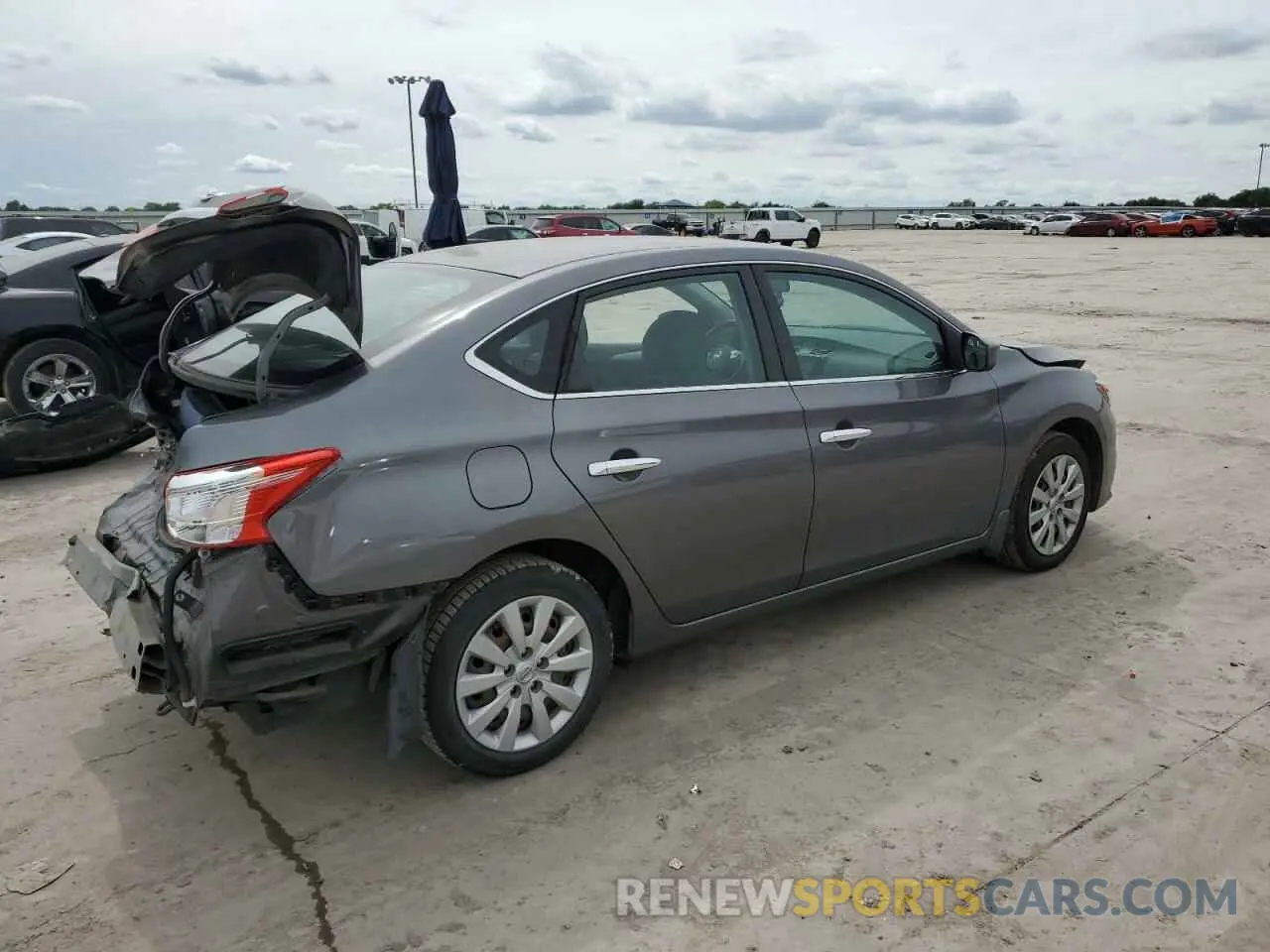 3 Photograph of a damaged car 3N1AB7AP1KY251799 NISSAN SENTRA 2019