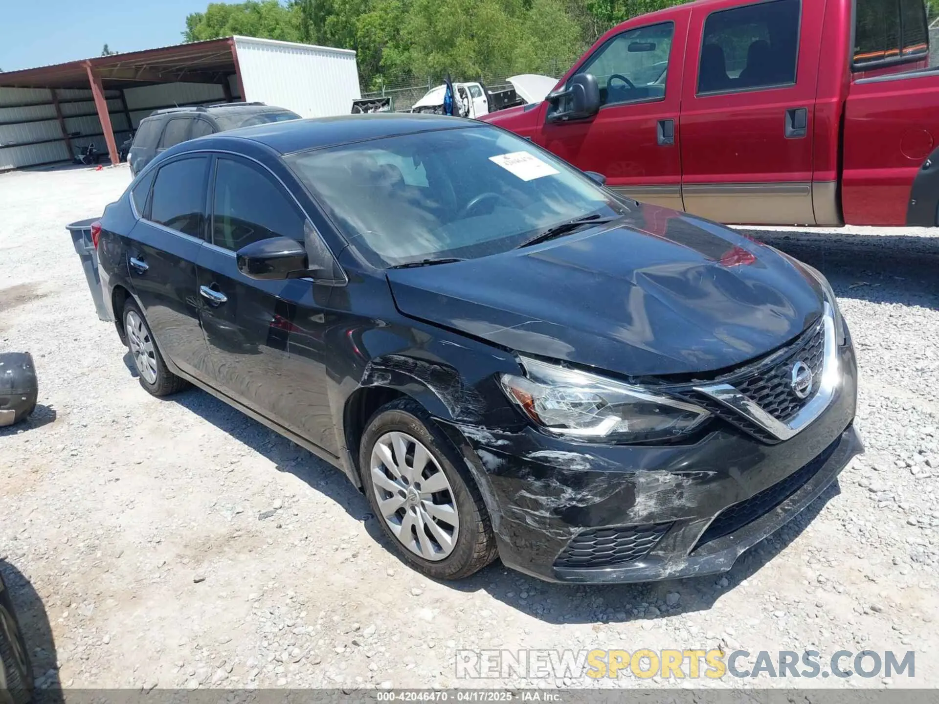 1 Photograph of a damaged car 3N1AB7AP1KY252757 NISSAN SENTRA 2019