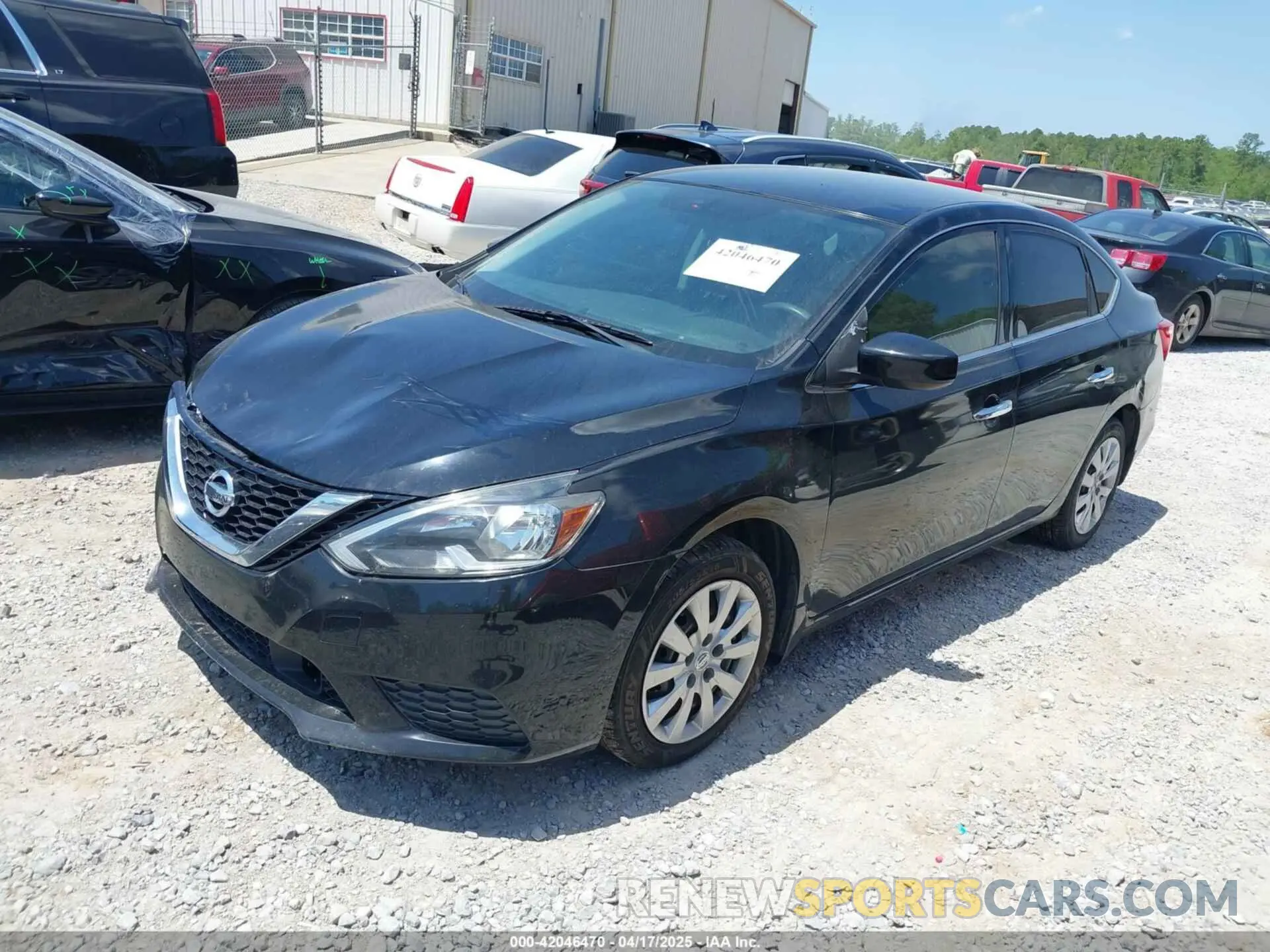 2 Photograph of a damaged car 3N1AB7AP1KY252757 NISSAN SENTRA 2019