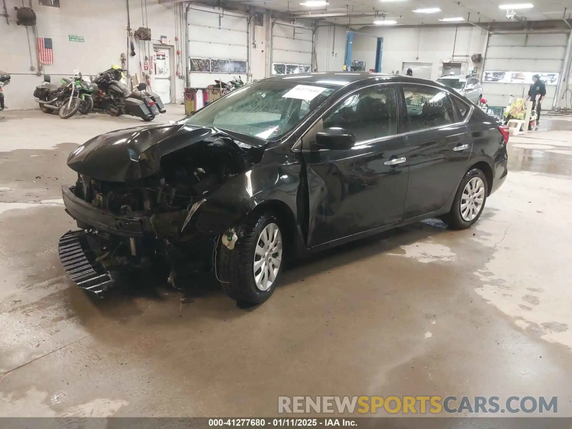 2 Photograph of a damaged car 3N1AB7AP1KY261720 NISSAN SENTRA 2019