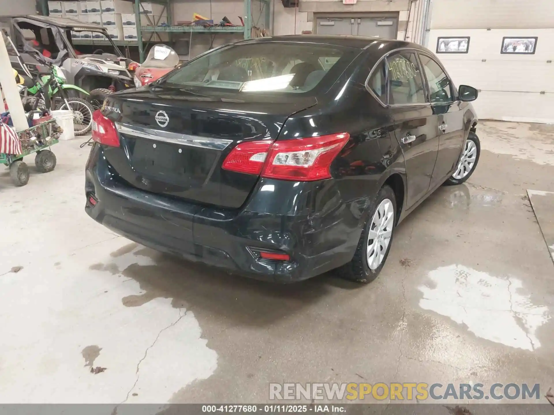 4 Photograph of a damaged car 3N1AB7AP1KY261720 NISSAN SENTRA 2019