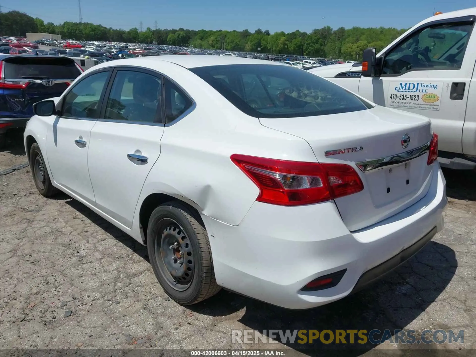 3 Photograph of a damaged car 3N1AB7AP1KY263614 NISSAN SENTRA 2019