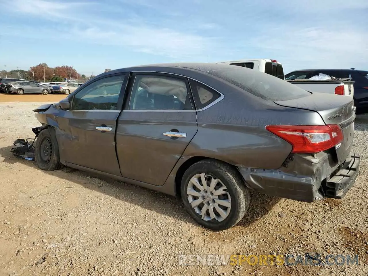 2 Photograph of a damaged car 3N1AB7AP1KY268361 NISSAN SENTRA 2019