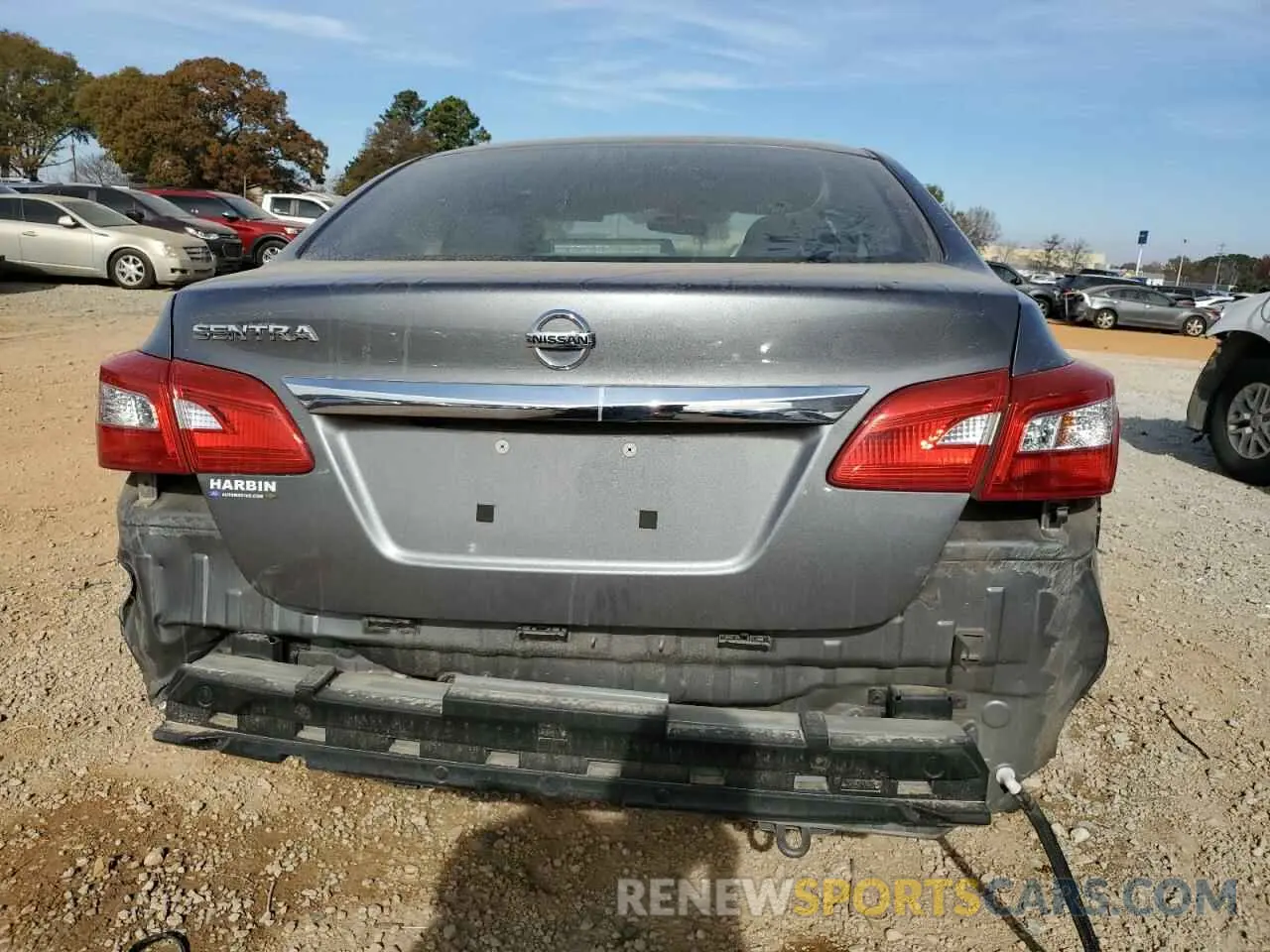 6 Photograph of a damaged car 3N1AB7AP1KY268361 NISSAN SENTRA 2019