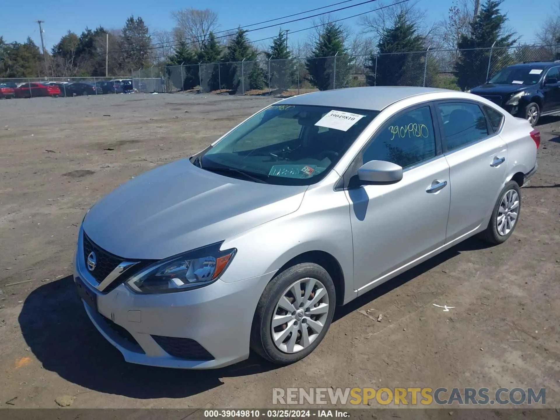 2 Photograph of a damaged car 3N1AB7AP1KY269588 NISSAN SENTRA 2019