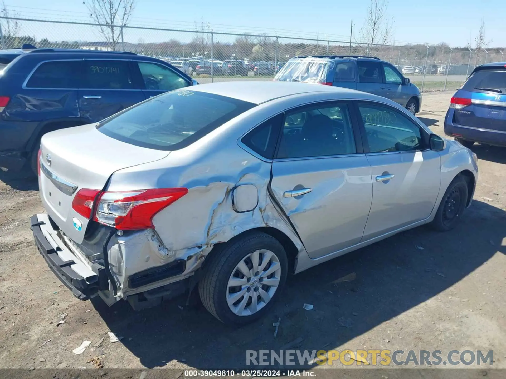 4 Photograph of a damaged car 3N1AB7AP1KY269588 NISSAN SENTRA 2019