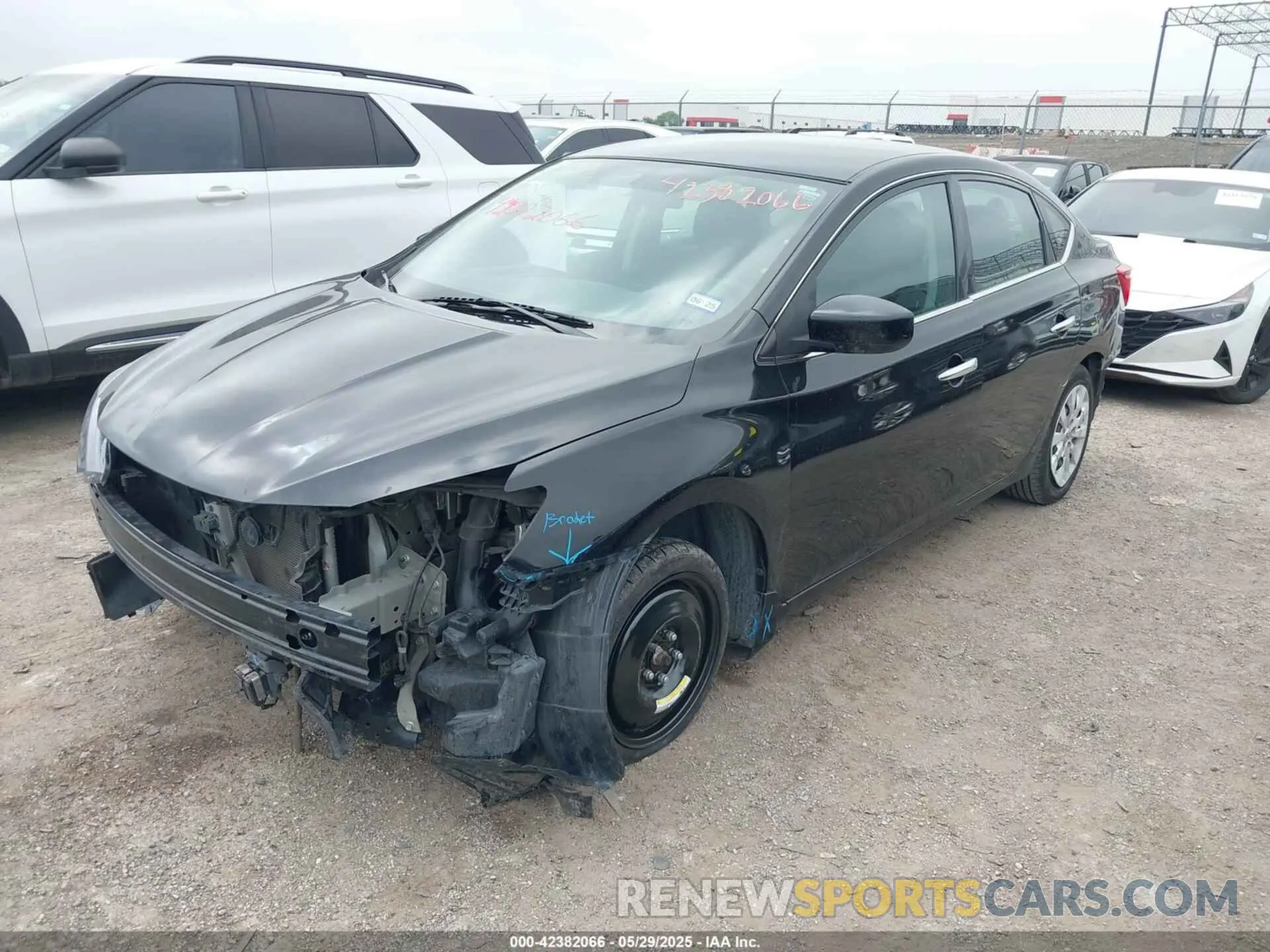 2 Photograph of a damaged car 3N1AB7AP1KY273107 NISSAN SENTRA 2019