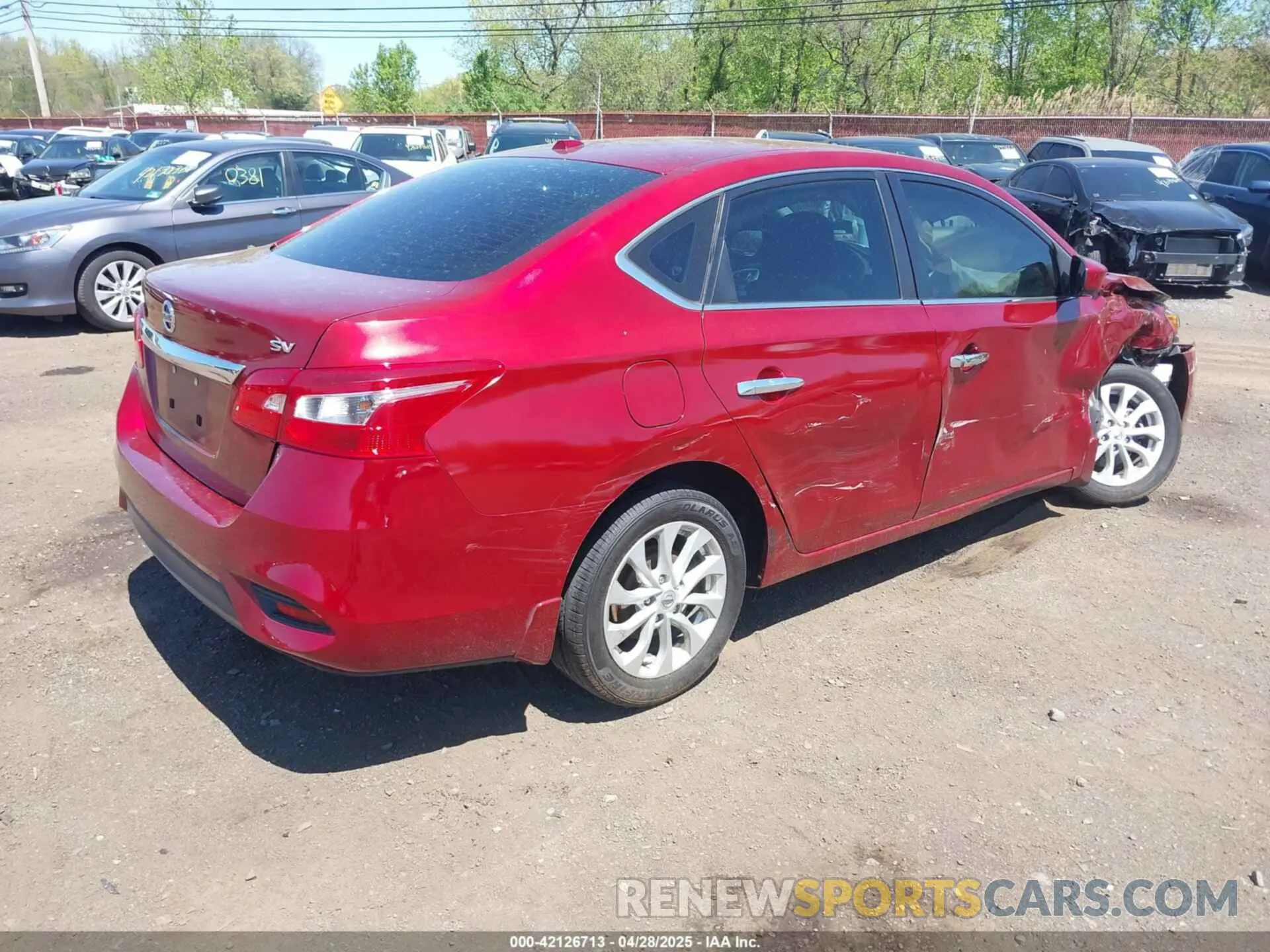 4 Photograph of a damaged car 3N1AB7AP1KY273950 NISSAN SENTRA 2019
