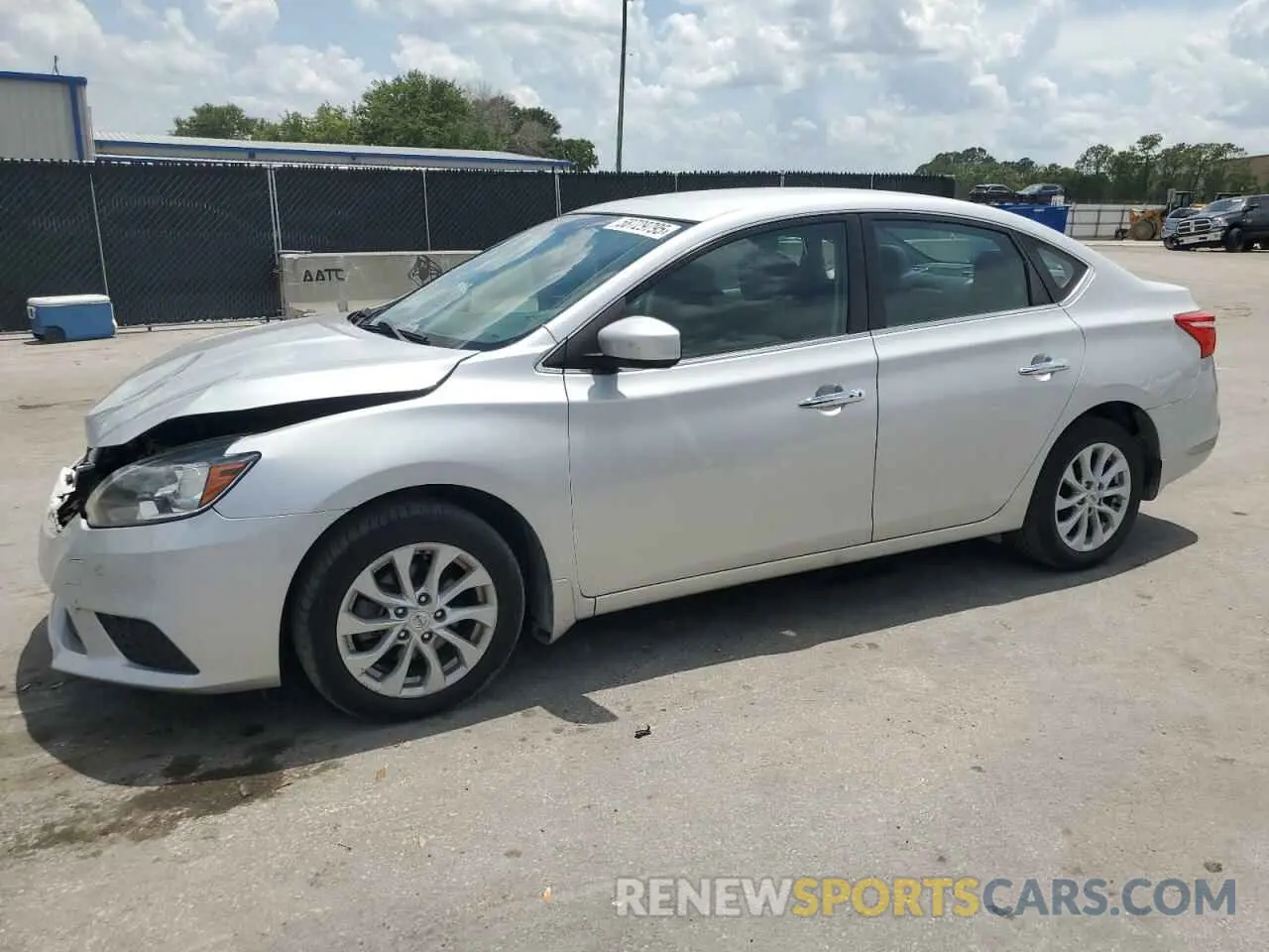 1 Photograph of a damaged car 3N1AB7AP1KY274726 NISSAN SENTRA 2019