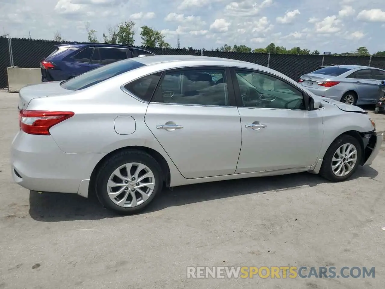 2 Photograph of a damaged car 3N1AB7AP1KY274726 NISSAN SENTRA 2019