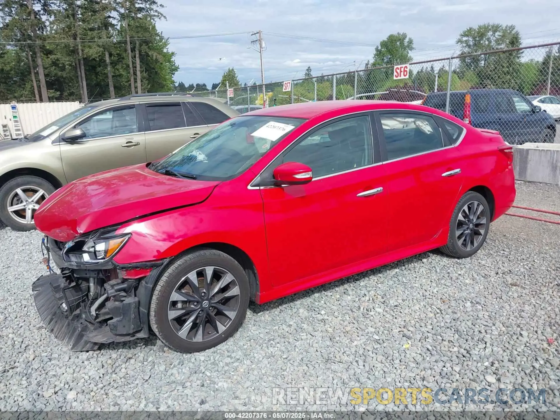 2 Photograph of a damaged car 3N1AB7AP1KY275973 NISSAN SENTRA 2019