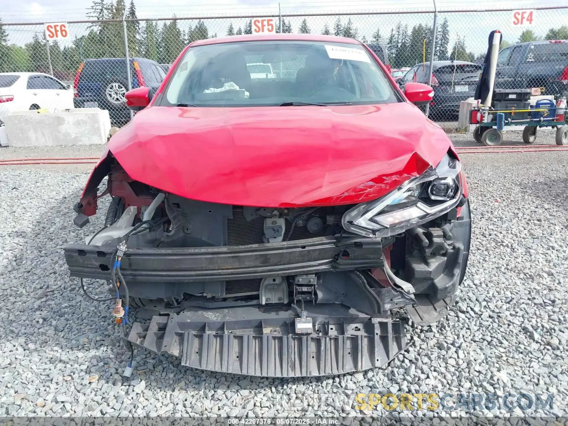 6 Photograph of a damaged car 3N1AB7AP1KY275973 NISSAN SENTRA 2019