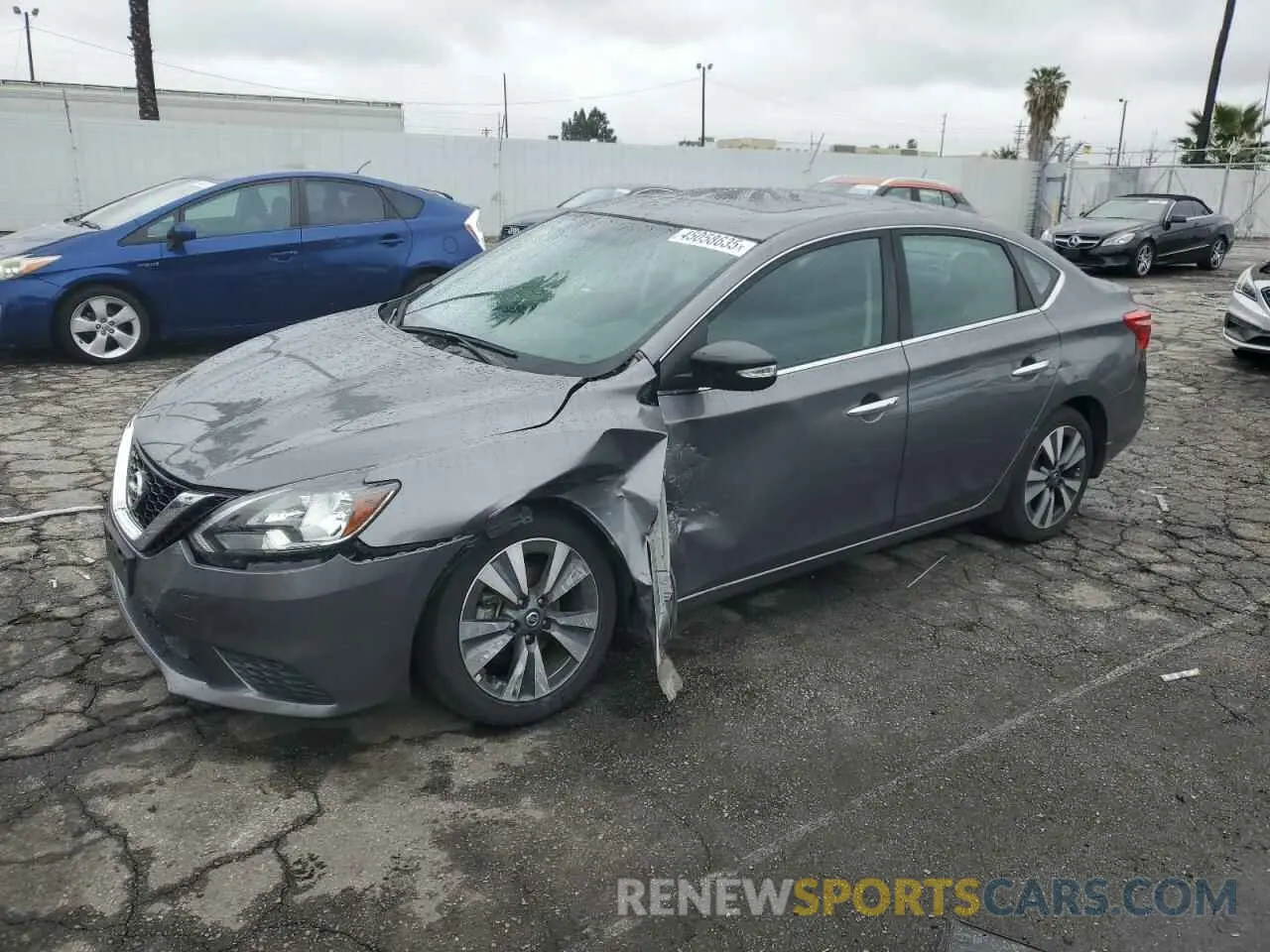 1 Photograph of a damaged car 3N1AB7AP1KY276301 NISSAN SENTRA 2019