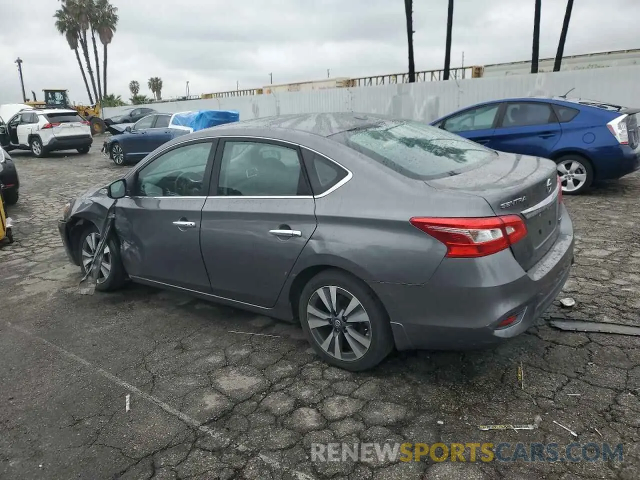 2 Photograph of a damaged car 3N1AB7AP1KY276301 NISSAN SENTRA 2019