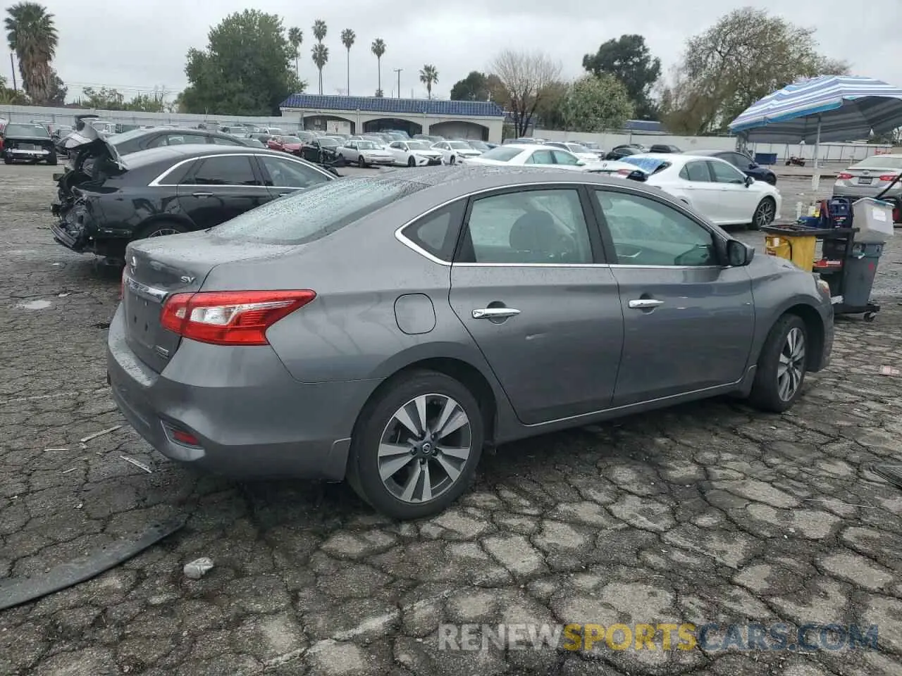 3 Photograph of a damaged car 3N1AB7AP1KY276301 NISSAN SENTRA 2019