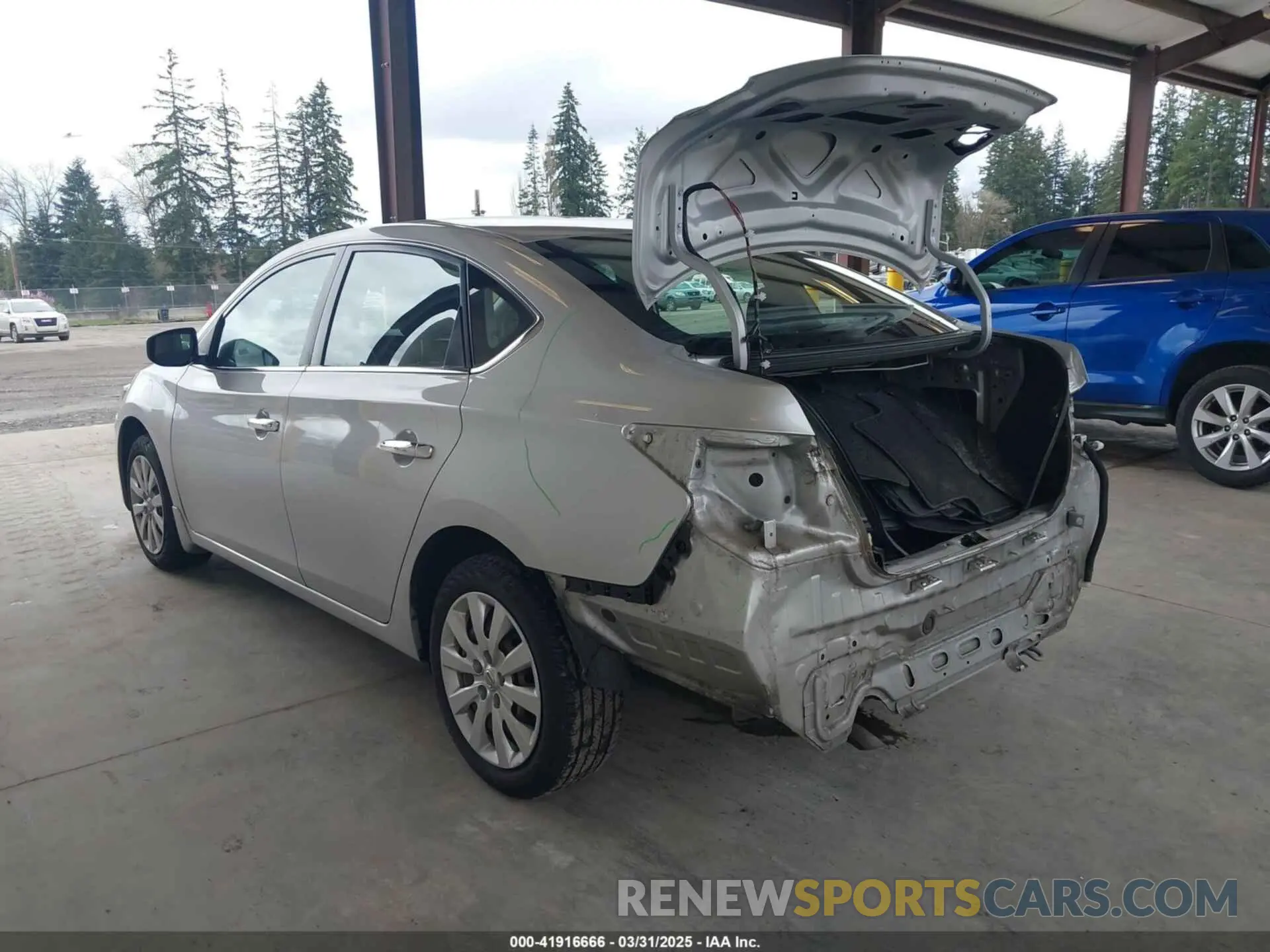 3 Photograph of a damaged car 3N1AB7AP1KY280395 NISSAN SENTRA 2019