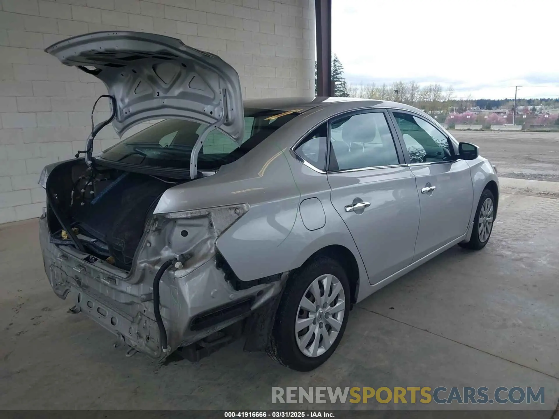4 Photograph of a damaged car 3N1AB7AP1KY280395 NISSAN SENTRA 2019