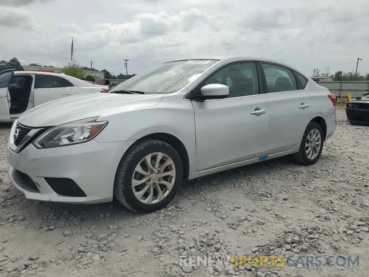 1 Photograph of a damaged car 3N1AB7AP1KY286780 NISSAN SENTRA 2019