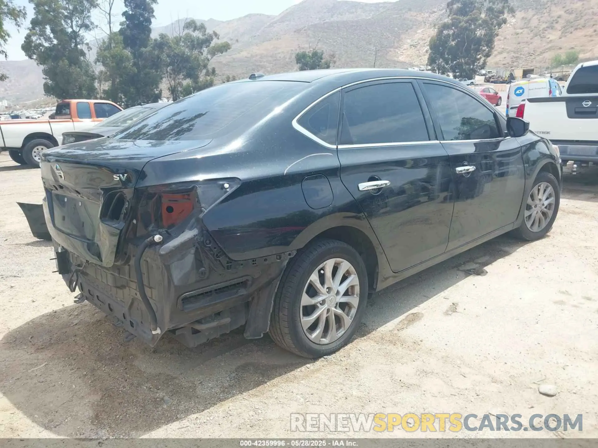 4 Photograph of a damaged car 3N1AB7AP1KY294765 NISSAN SENTRA 2019