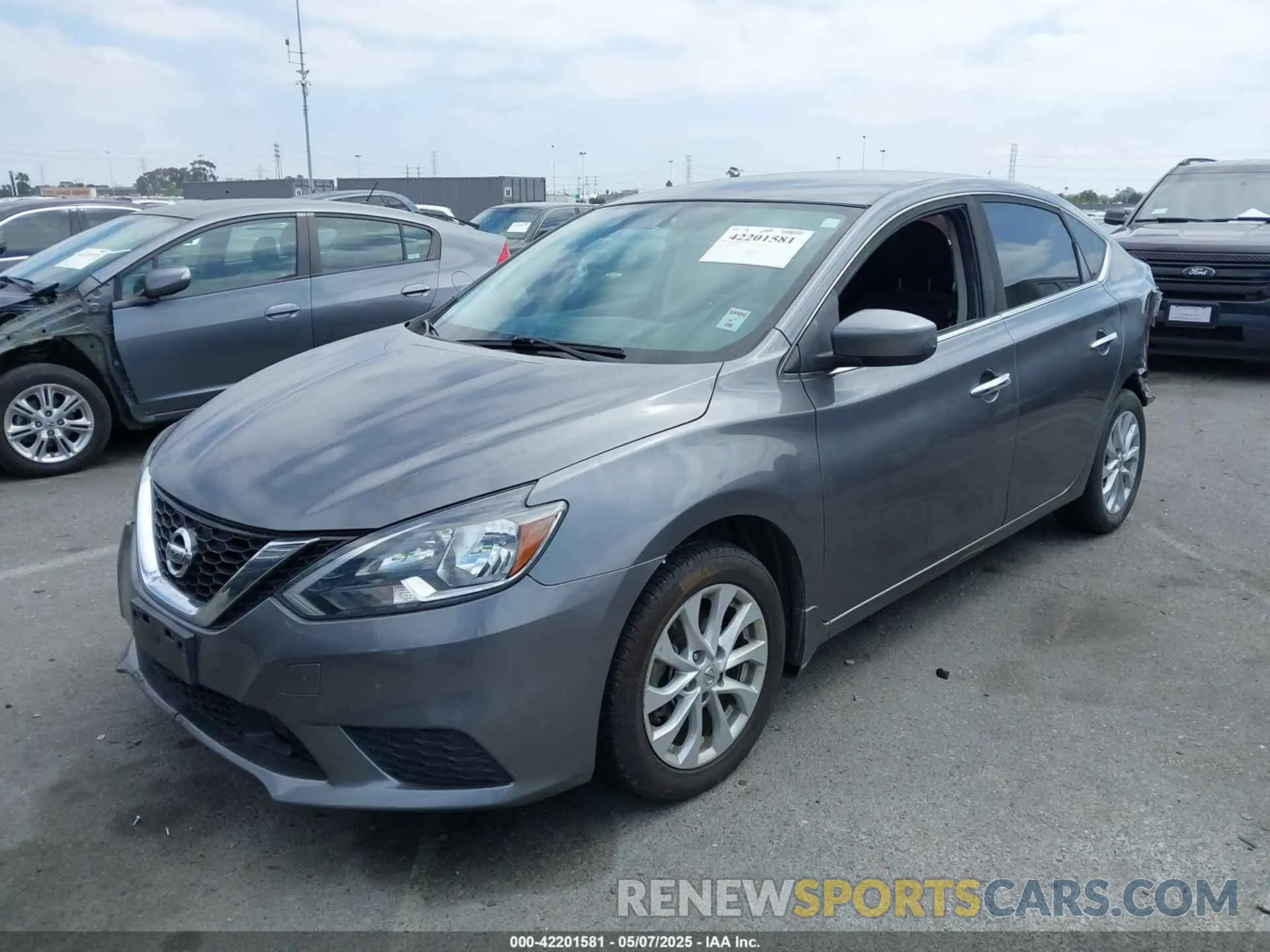 2 Photograph of a damaged car 3N1AB7AP1KY297536 NISSAN SENTRA 2019