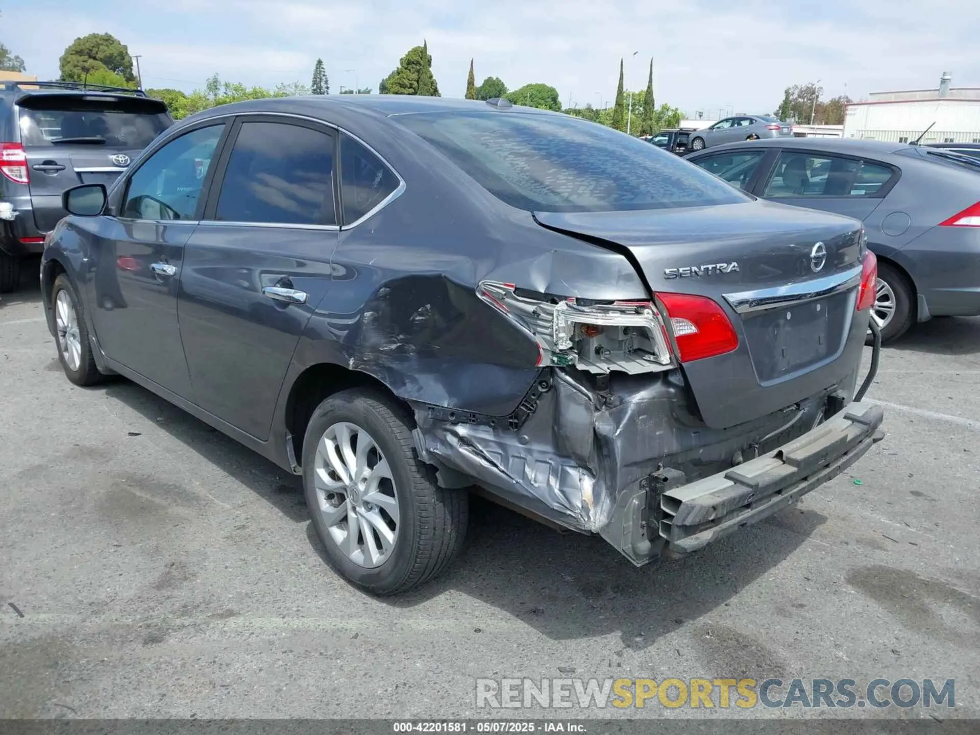 3 Photograph of a damaged car 3N1AB7AP1KY297536 NISSAN SENTRA 2019