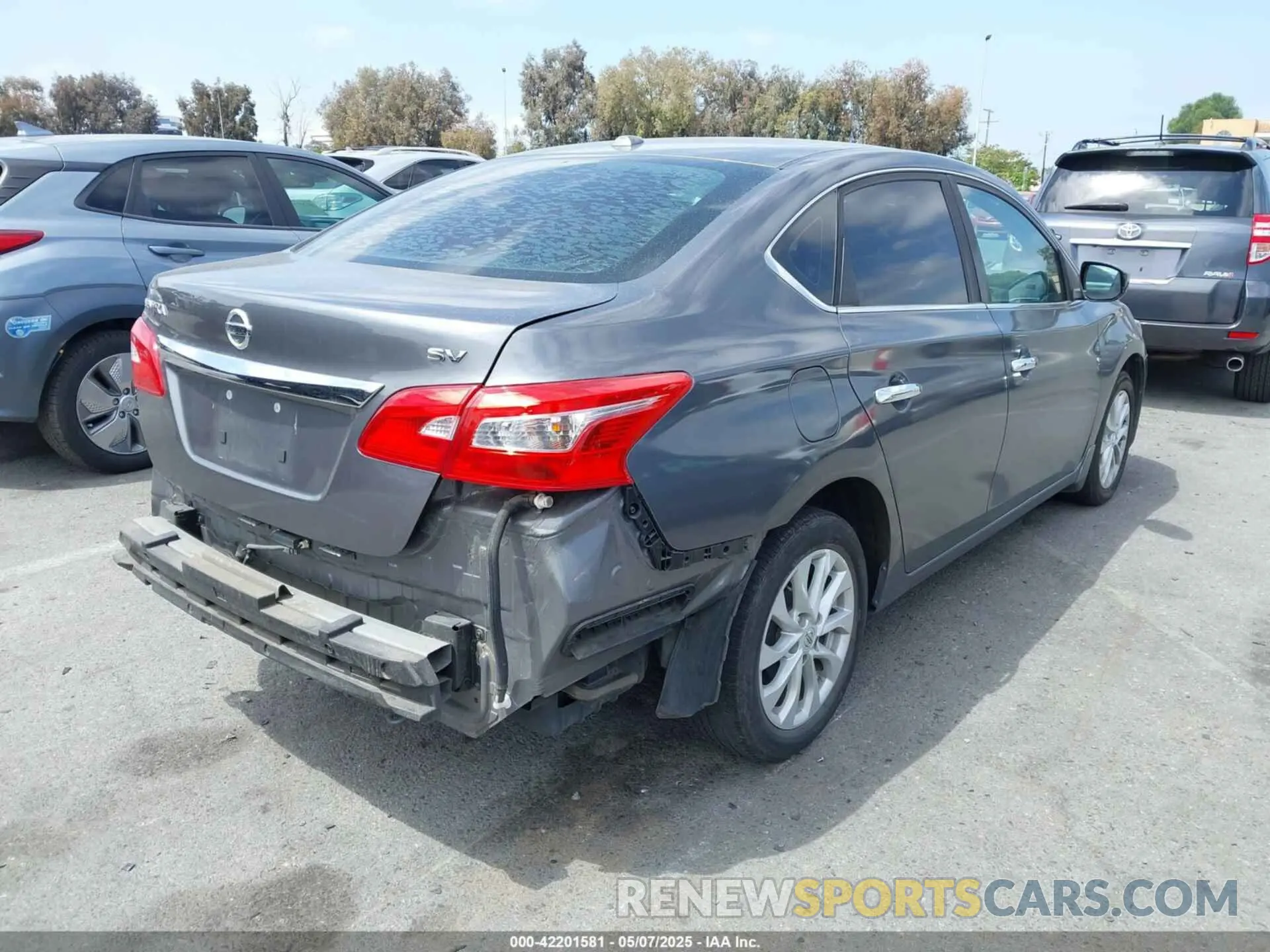4 Photograph of a damaged car 3N1AB7AP1KY297536 NISSAN SENTRA 2019