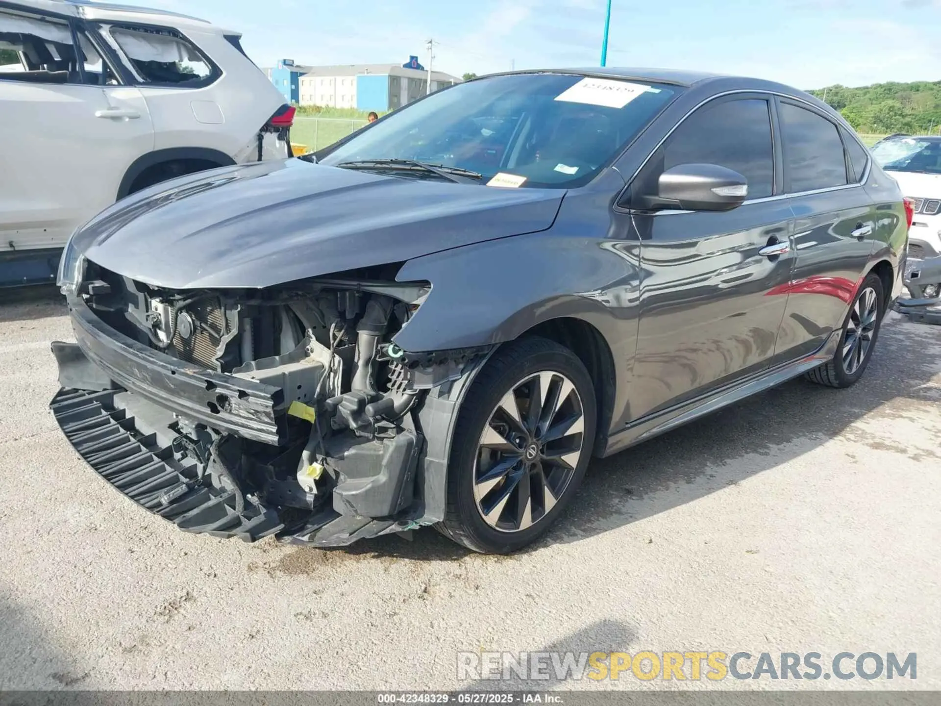 2 Photograph of a damaged car 3N1AB7AP1KY299173 NISSAN SENTRA 2019