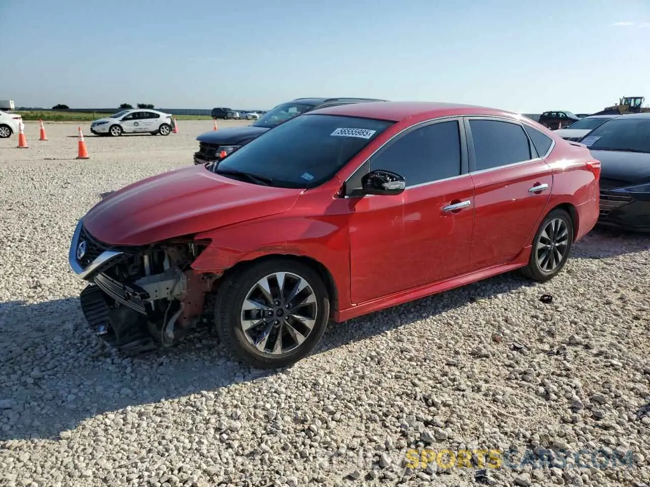 1 Photograph of a damaged car 3N1AB7AP1KY301519 NISSAN SENTRA 2019