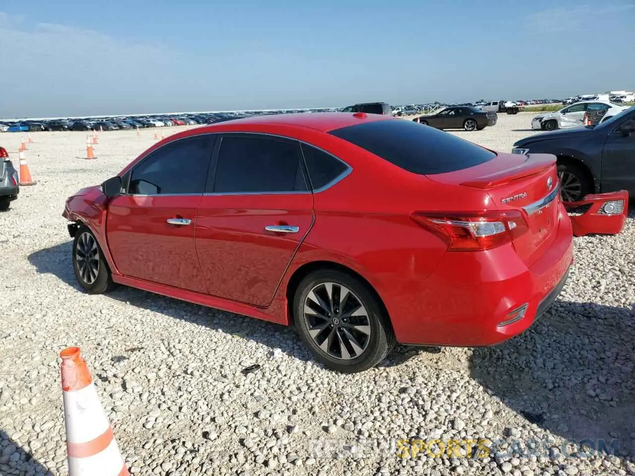 2 Photograph of a damaged car 3N1AB7AP1KY301519 NISSAN SENTRA 2019
