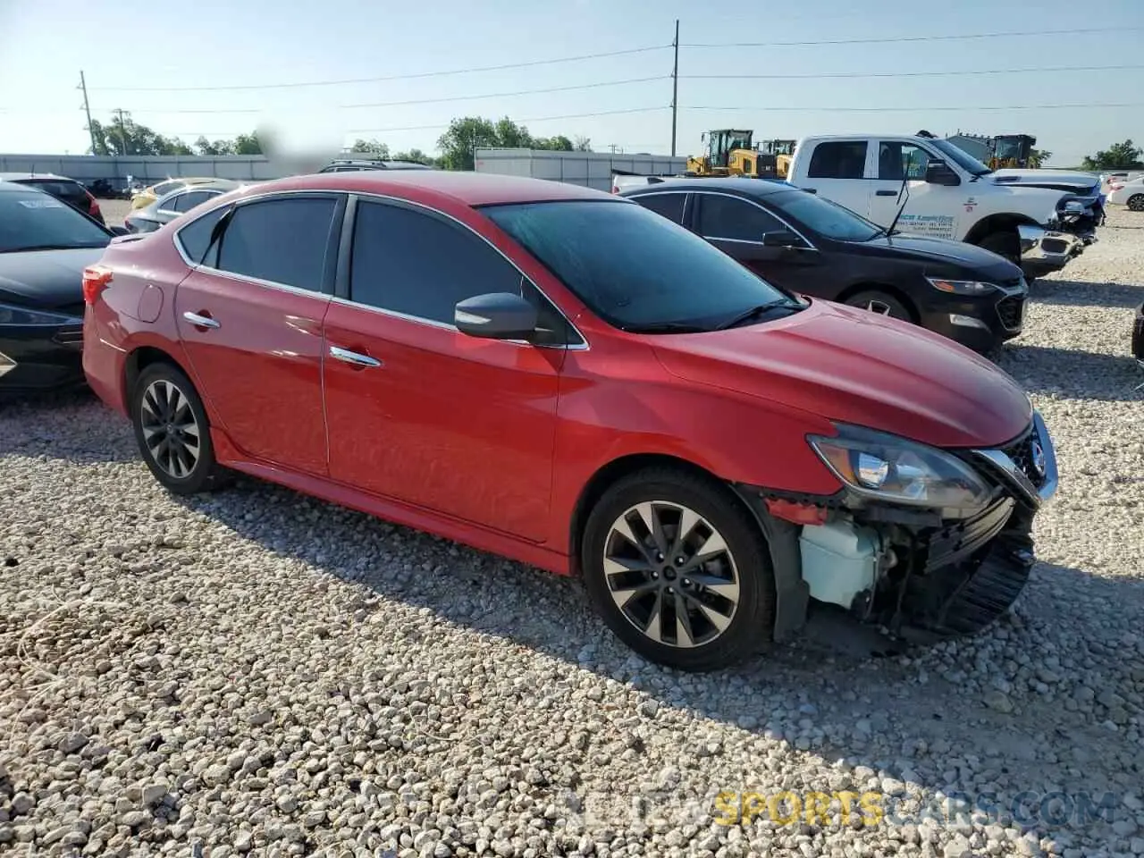 4 Photograph of a damaged car 3N1AB7AP1KY301519 NISSAN SENTRA 2019