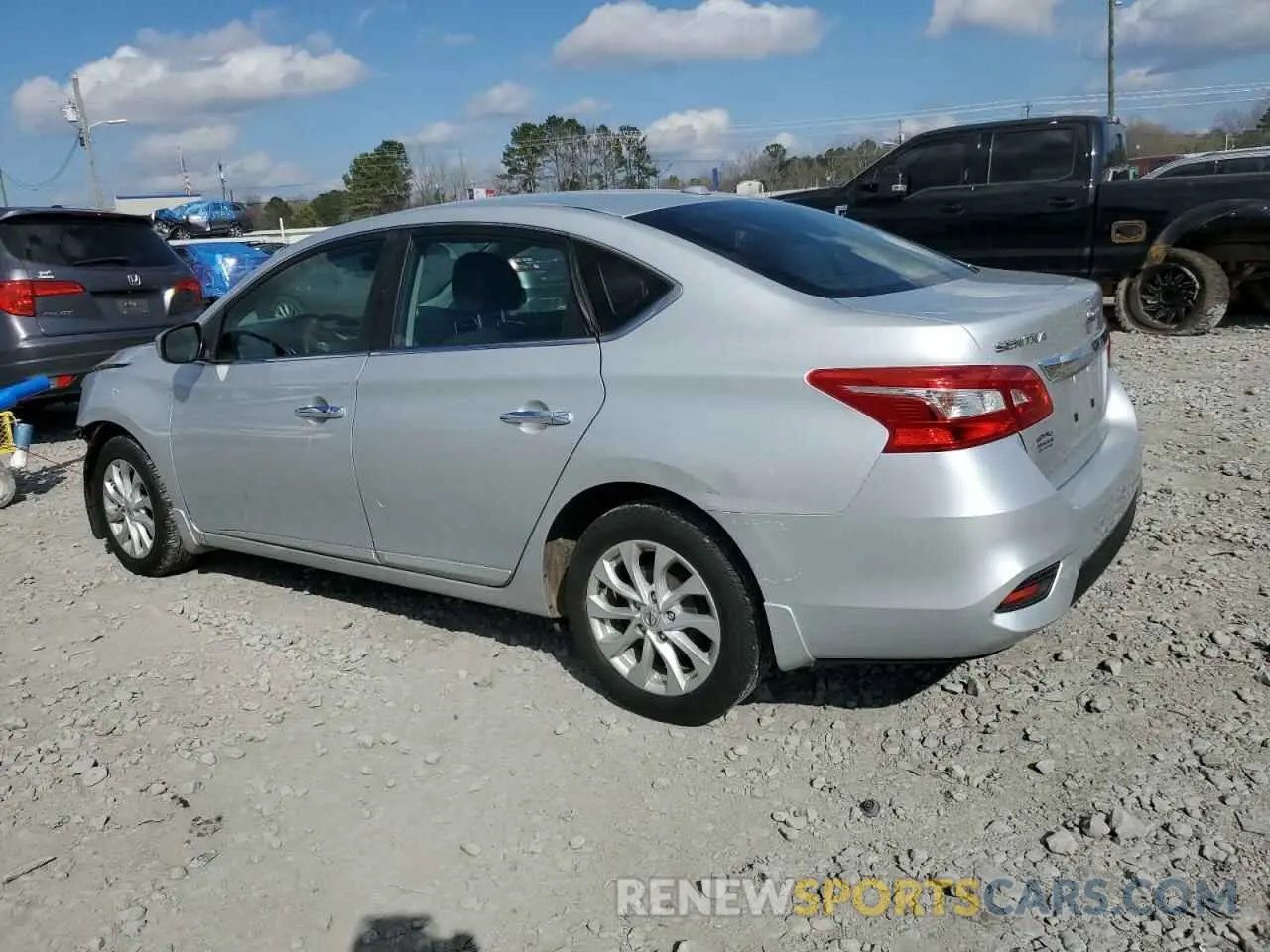 2 Photograph of a damaged car 3N1AB7AP1KY304582 NISSAN SENTRA 2019