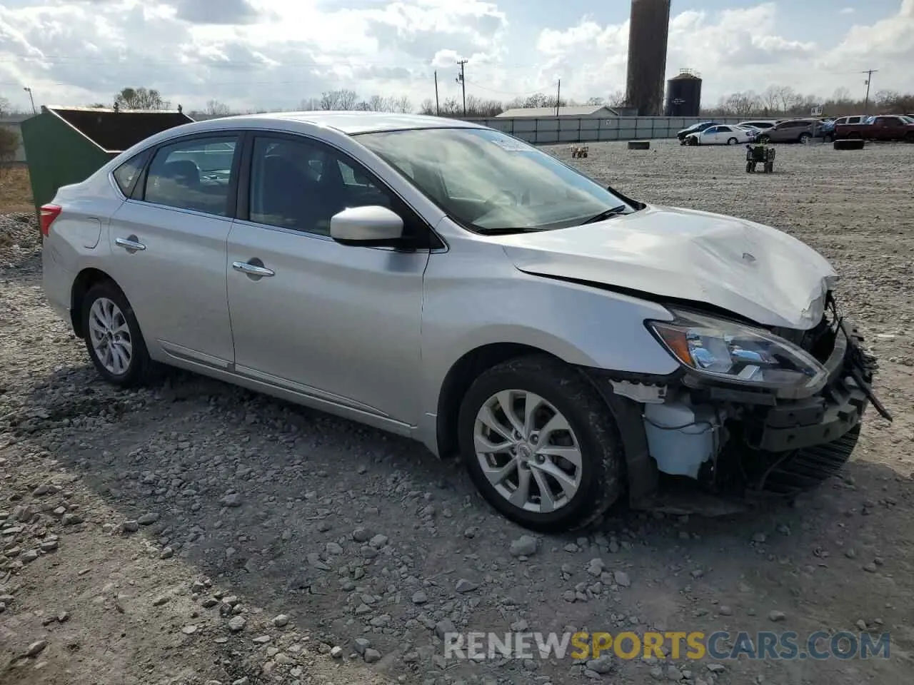 4 Photograph of a damaged car 3N1AB7AP1KY304582 NISSAN SENTRA 2019