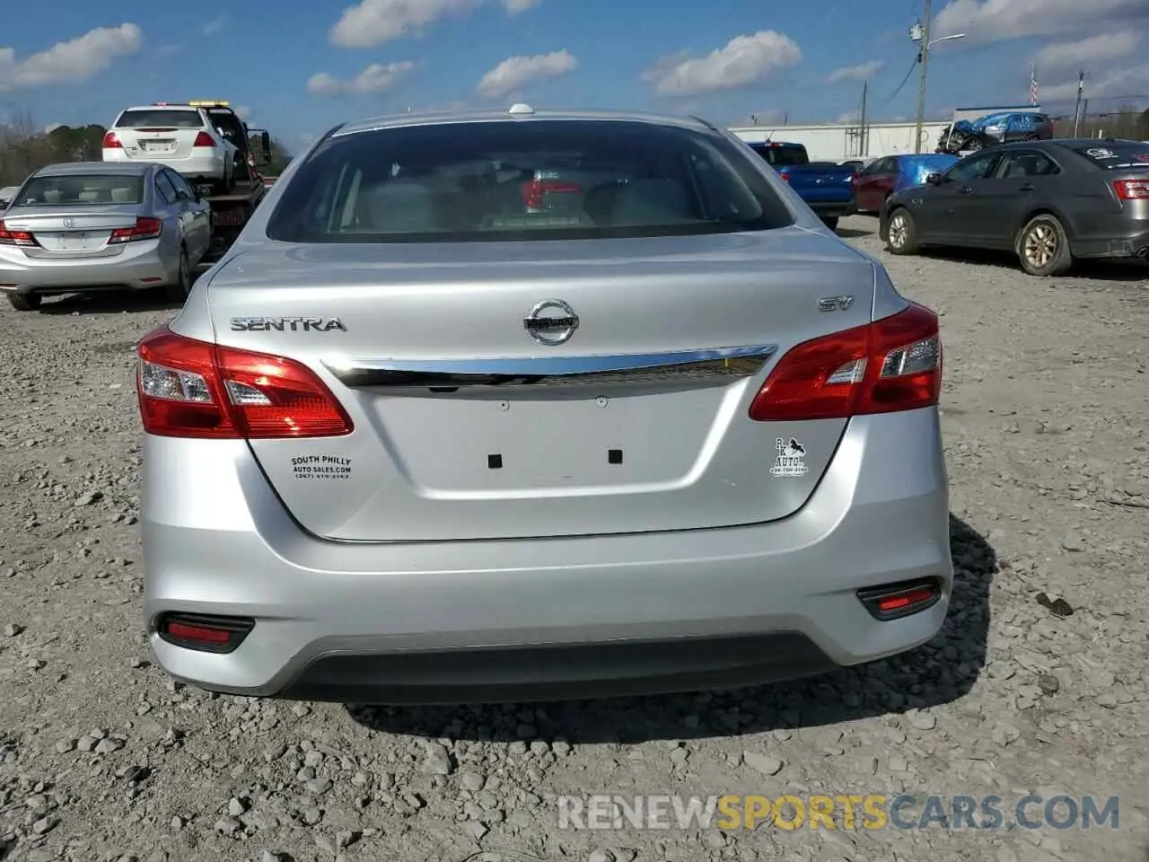 6 Photograph of a damaged car 3N1AB7AP1KY304582 NISSAN SENTRA 2019