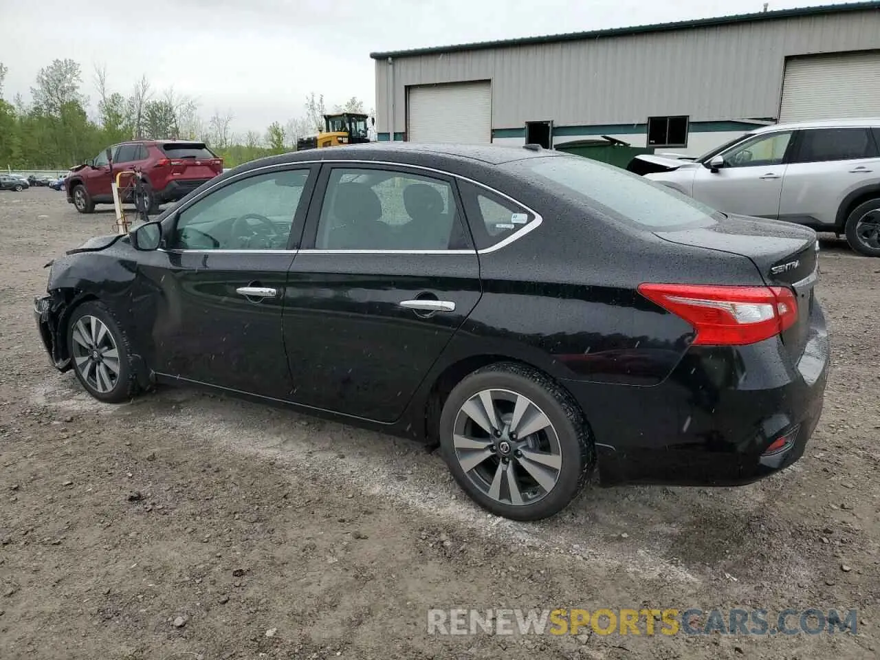 2 Photograph of a damaged car 3N1AB7AP1KY305540 NISSAN SENTRA 2019