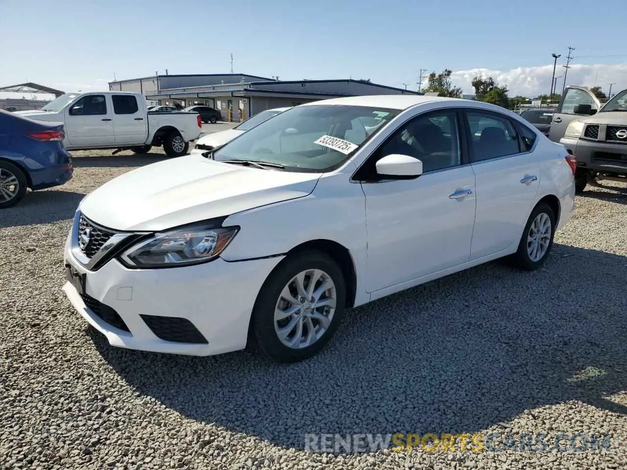 1 Photograph of a damaged car 3N1AB7AP1KY313153 NISSAN SENTRA 2019