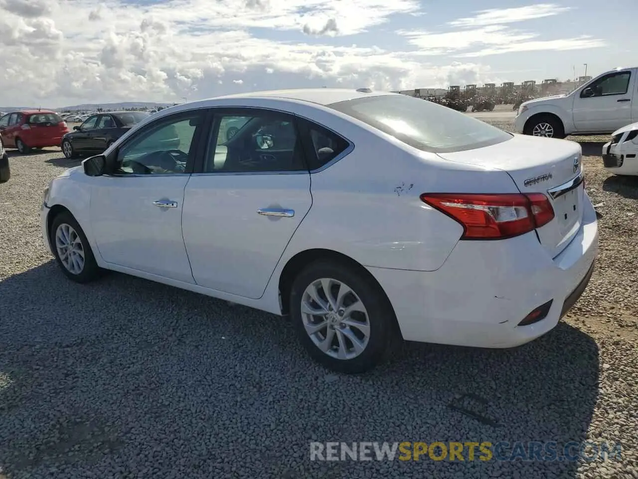 2 Photograph of a damaged car 3N1AB7AP1KY313153 NISSAN SENTRA 2019